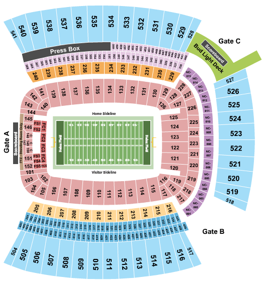 Acrisure Stadium Steelers Seating Chart